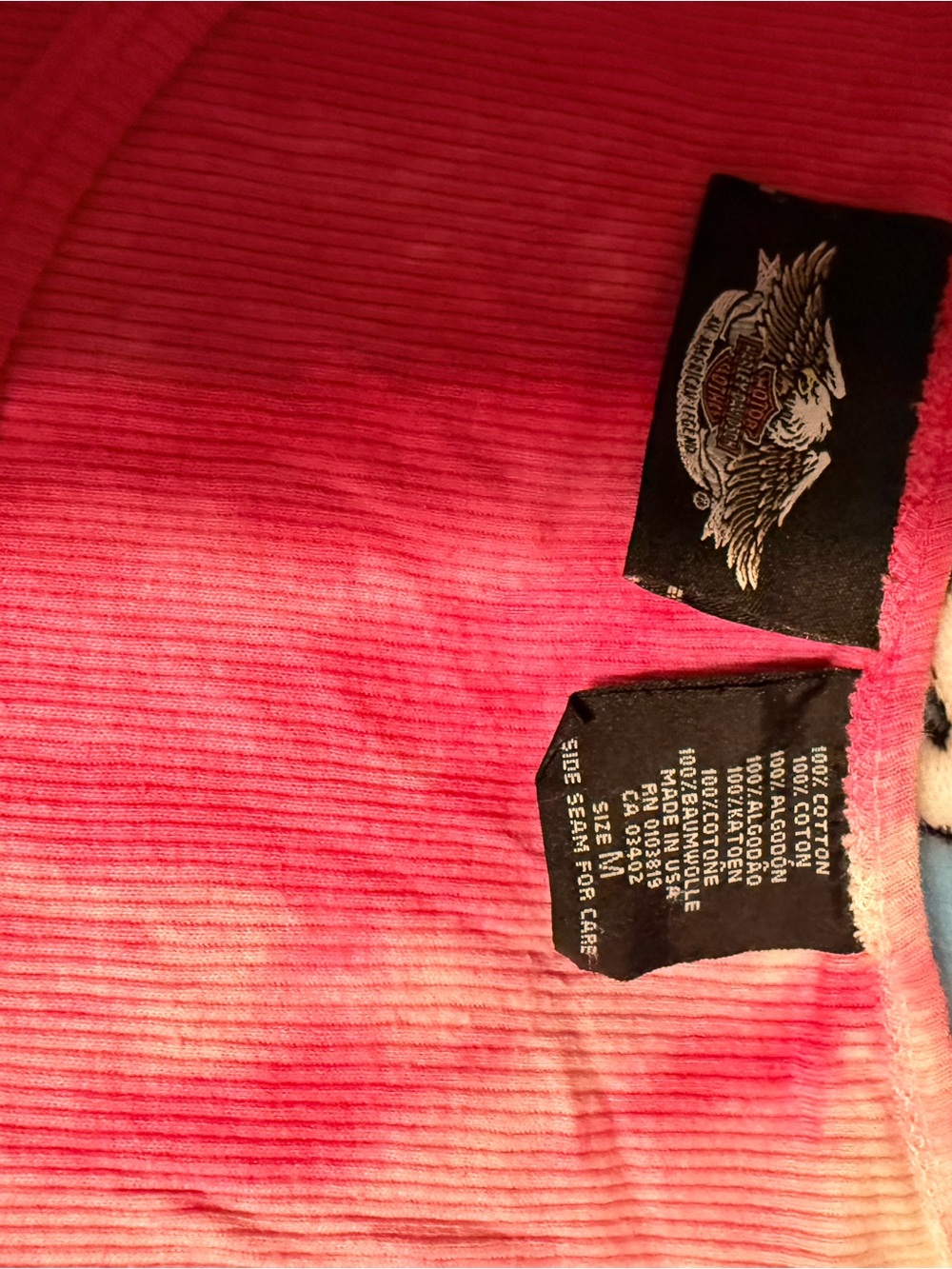 Harley-Davidson Hot Pink Ribbed Tank